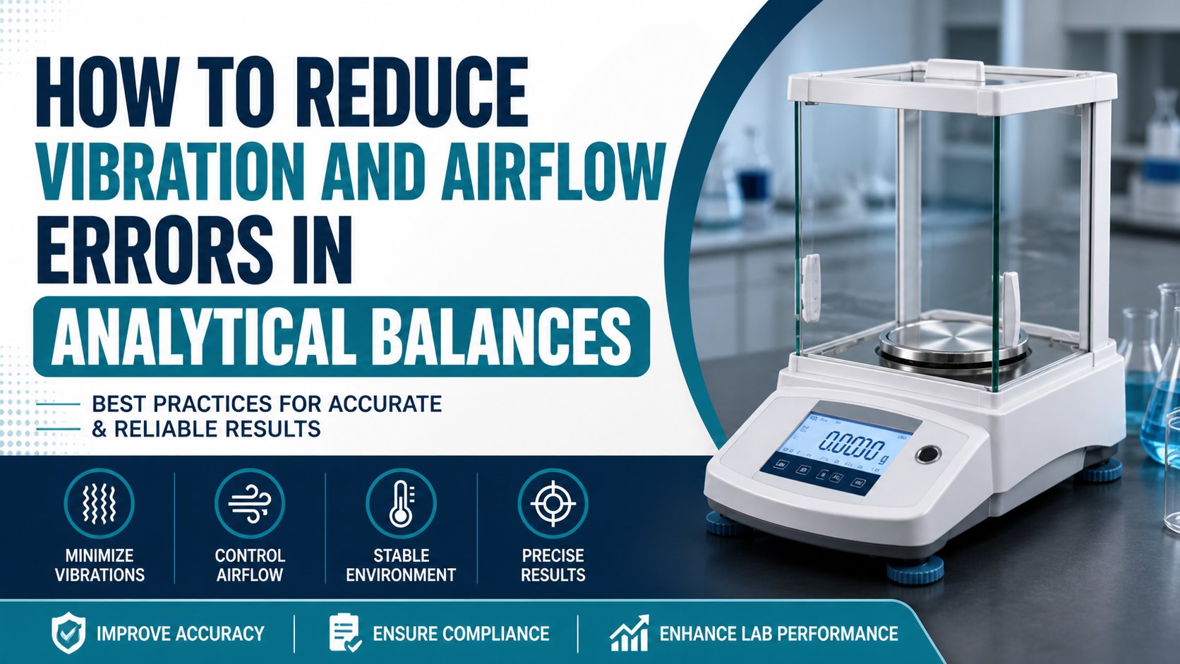 How To Reduce Vibration And Airflow Errors In Analytical Balances
