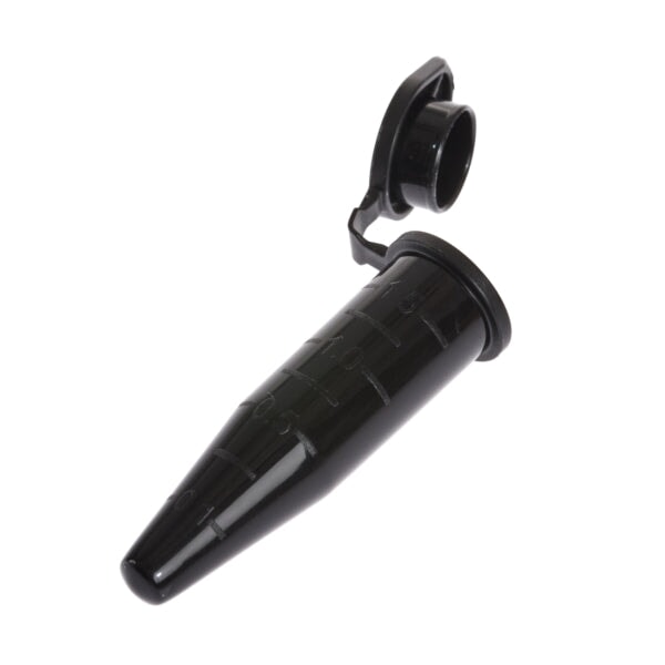 Celltreat 230435 Micro Centrifuge Tube, Black, Non-sterile, 1.5mL, 500/pk