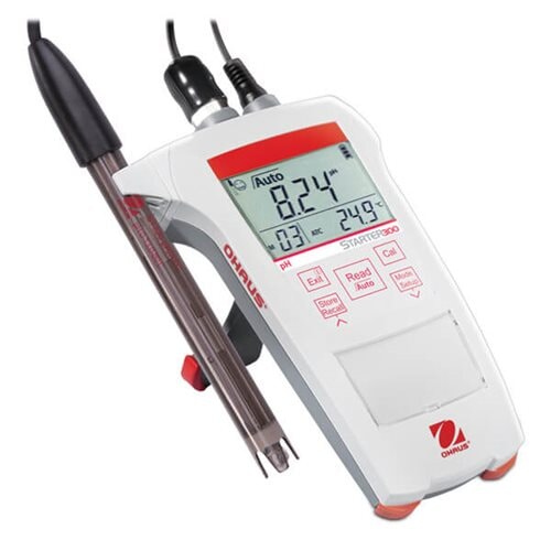 Ohaus Starter 300 pH Portable Water Analysis Meters & Electrodes