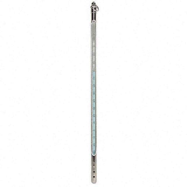 Heathrow Scientific 80906E-A Thermometer, Blue Liquid, -35 to 50°C, Partial Immersion, encapsulated in FEP w/Armor, 12", 1/pk