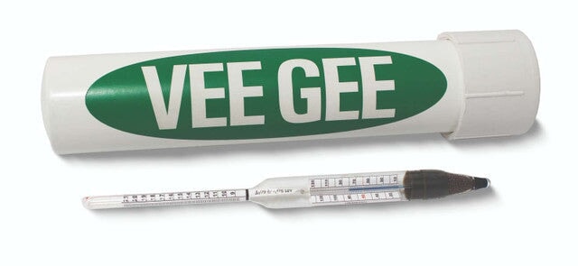 Heathrow Scientific 66CS-8F Hydrometer Case, Short Case, PVC, 165mm / 6.5 in length, 1/pk