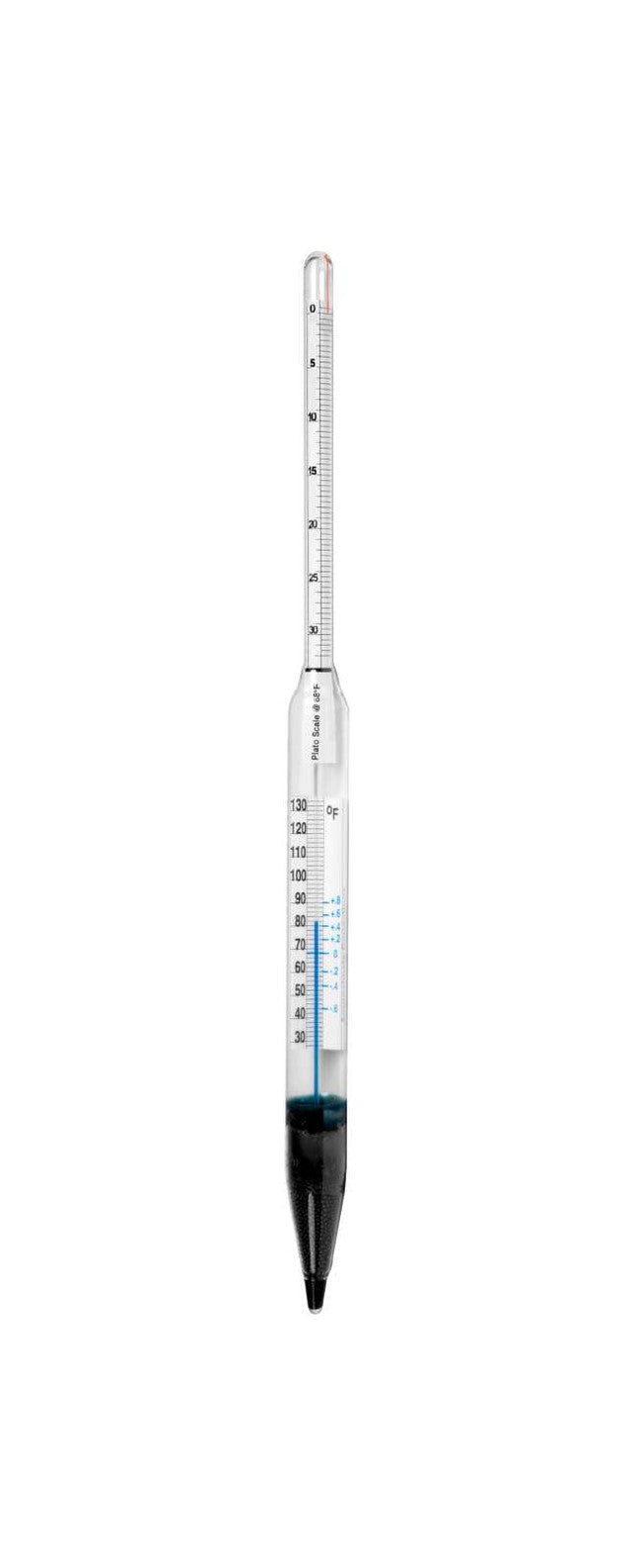 Heathrow Scientific 6614TS-5 Plato Hydrometer, 0 to 8.5°, 1/pk