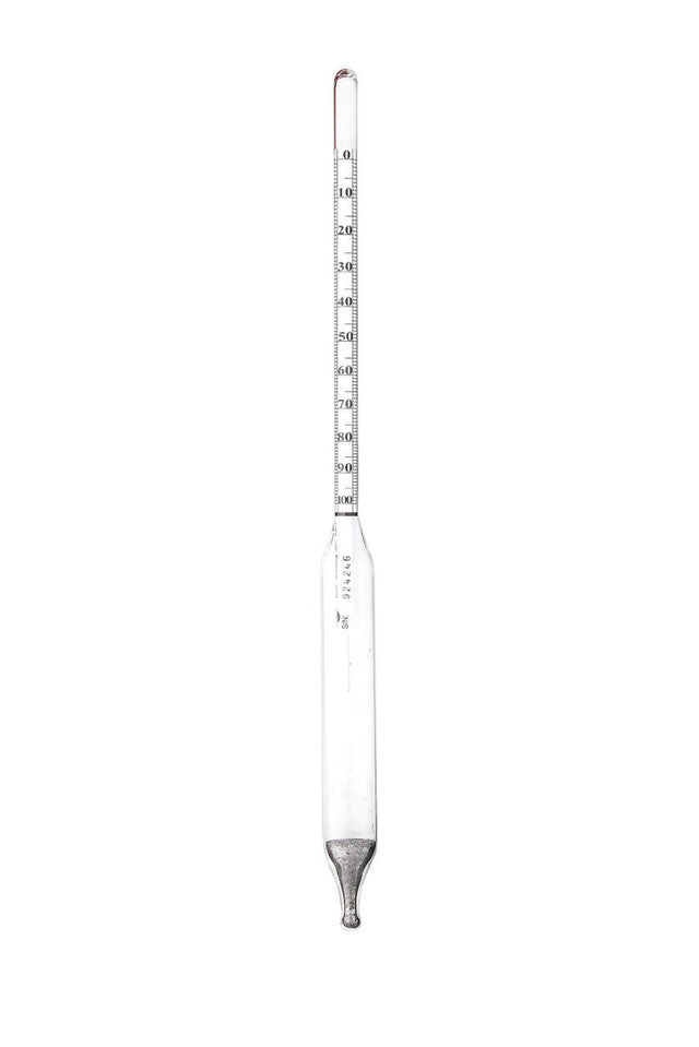 Heathrow Scientific 6611-2 Sodium Chloride Hydrometers, % by weight, 0 to 26.5%, 1/pk