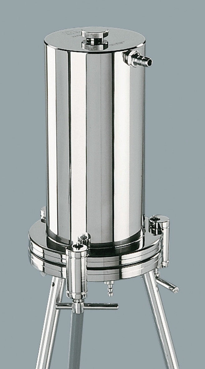 Sartorius 16274 Stainless Steel Pressure Filter Holder, M 12 × 1 female threads, 142 mm, 2000 ml, 1/pk