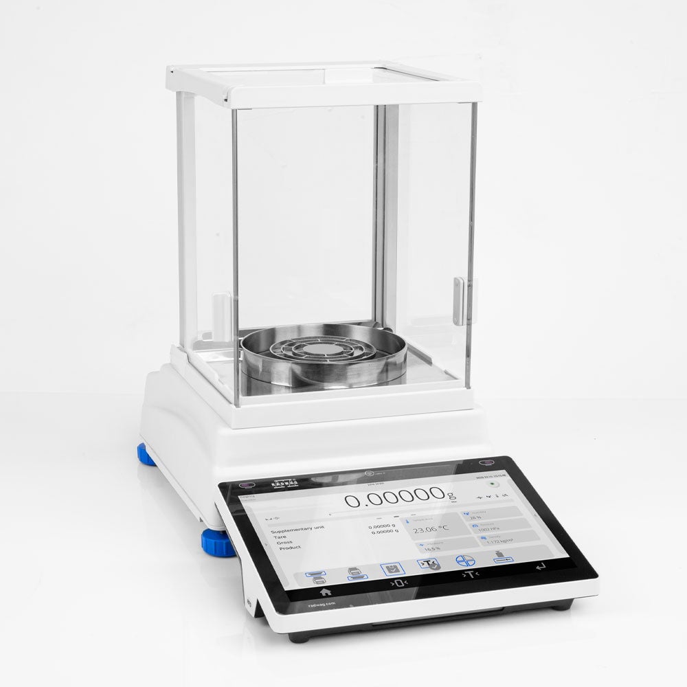 Radwag AS 60/220.5Y Ellipsis 5Y Serie Analytical Balance, 60/220 g x 0.01 / 0.1 mg