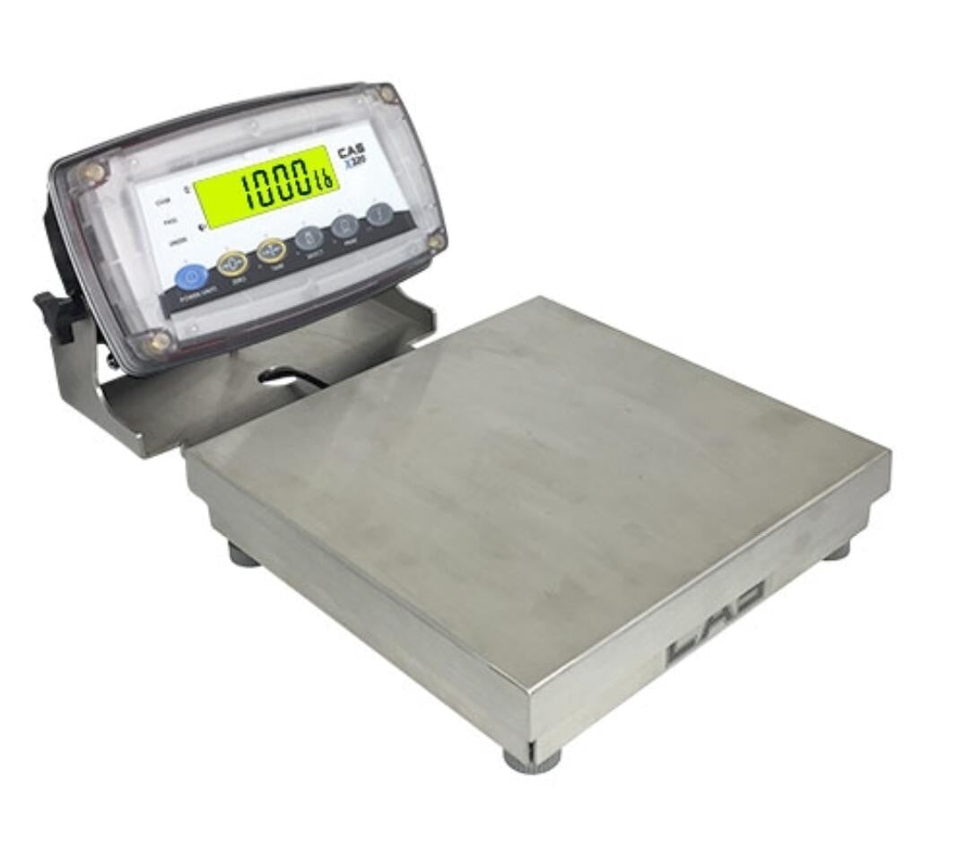 CAS EX-15100 Enduro Extreme Washdown Checkweighing Scale, 15" x 15", NTEP, 100 lb x 0.02 lb