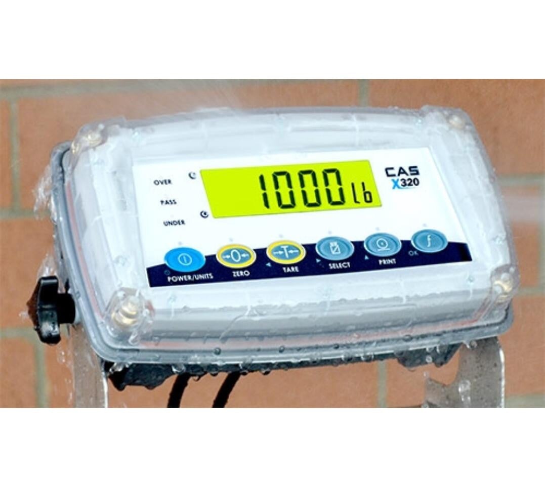 CAS EX-15100 Enduro Extreme Washdown Checkweighing Scale, 15" x 15", NTEP, 100 lb x 0.02 lb