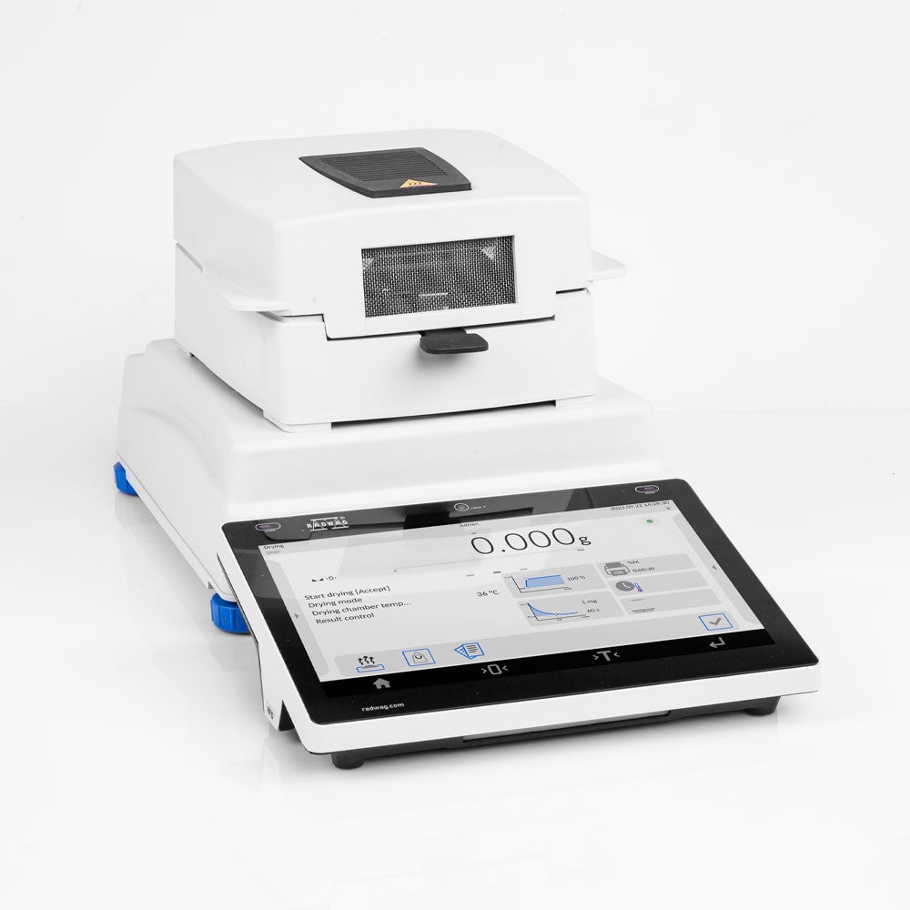 Radwag MA 210.5Y.IC.NS ELLIPSIS 5Y SERIES Moisture Analyzer, ø90, h= 8mm, 210 g x 1 mg/ 0.001%