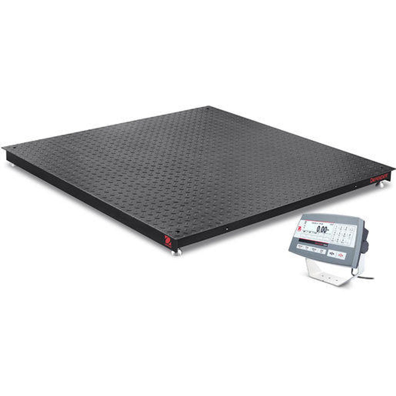 Ohaus i-DF52P2500B1L Defender 5000 Floor Scale, NTEP, 4' x 4', 2500 lb x 0.5 lb