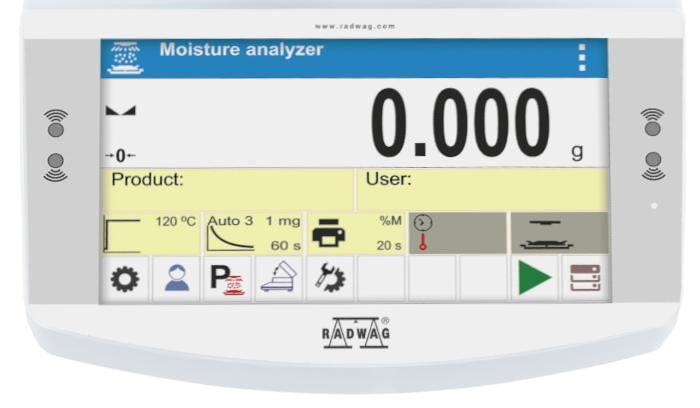 Radwag MA 110.X7.IC.A Moisture Analyzer, 110 g x 1 mg, 0.001%