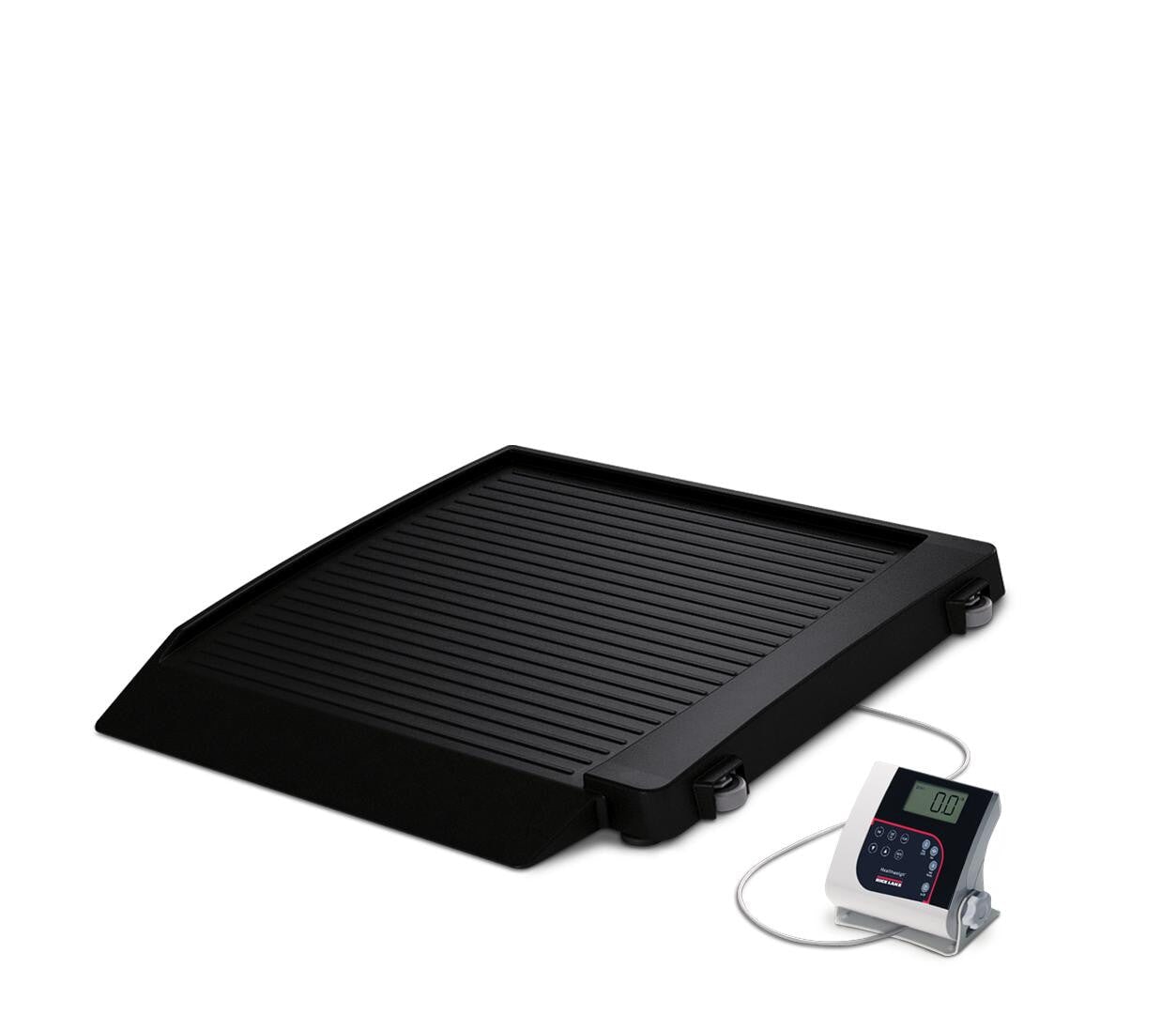 Ricelake 350-10-7BLE Healthweigh Single-Ramp Wheelchair Scale Platform, Bluetooth, 1000lb x 0.2lb
