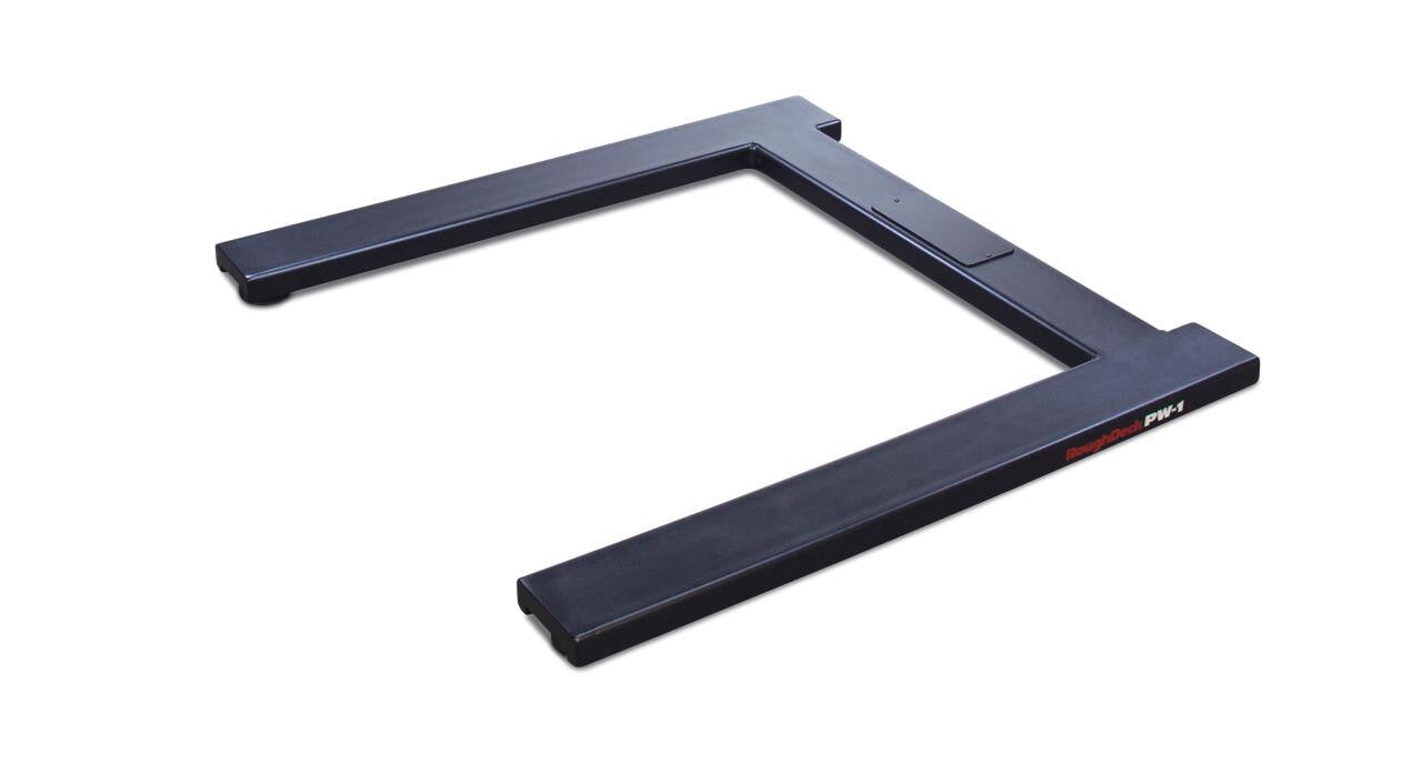 Ricelake 177907 RoughDeck PW-1 4' x 4' Mild Steel Pallet Floor Scale, 5000 lb