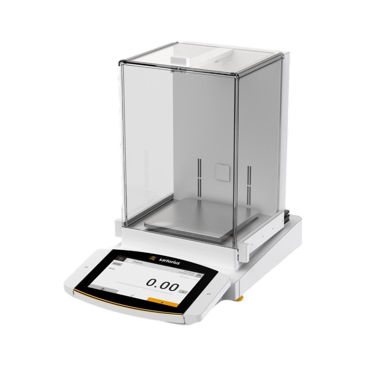 Sartorius MCA5202S-2S00-A QP1 QP3 Cubis II Precision Balance, with Draft Shield A and software packages QP1 & QP3, 5200 g x 0.01 g