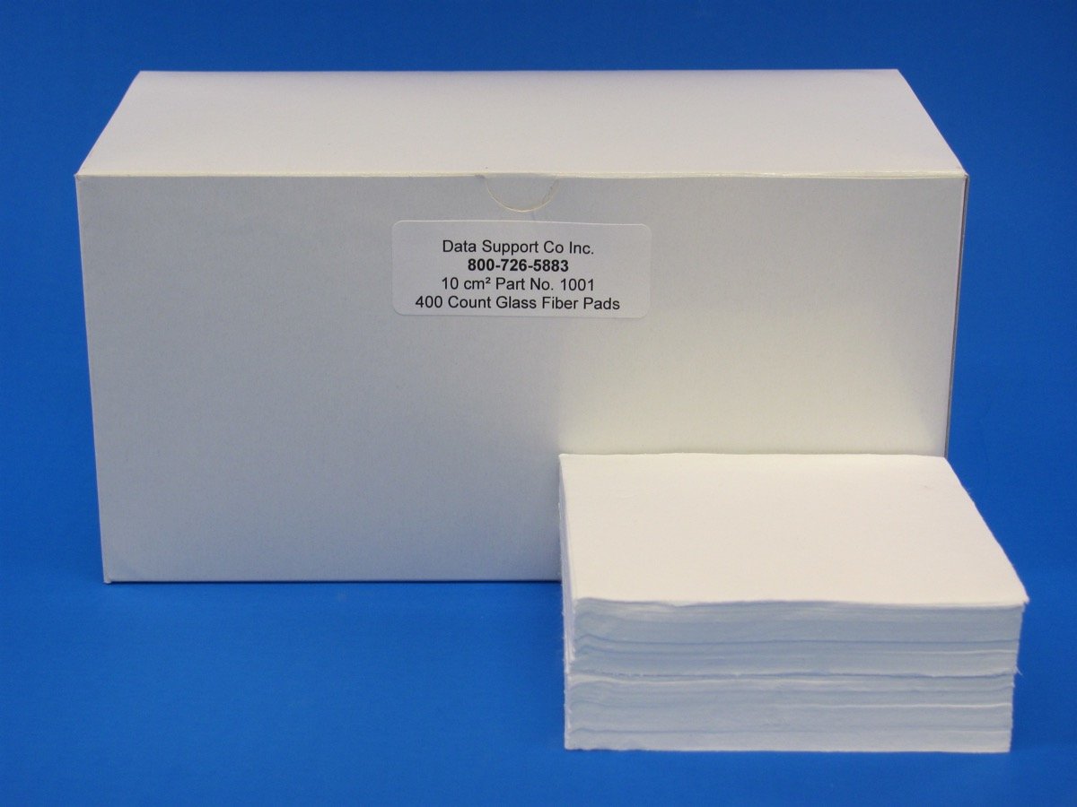 DSC Glass Fiber Sample Pads 10 x 10 cm™ (4 x 4") Square (PN:1001) for CEM Microwave Moisture Analyzers