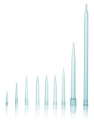 Sartorius 791212 Optifit 50 to 1200uL Tips, Extended Length, Single Refill Pack, 10x96/pk