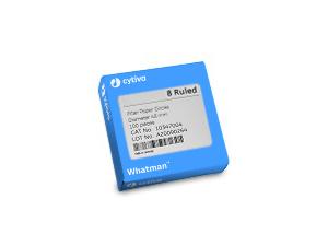 Whatman 10347033 Filter Circles, 75mm Dia, Grade 8 Ruled, Qualitative, 100/pk