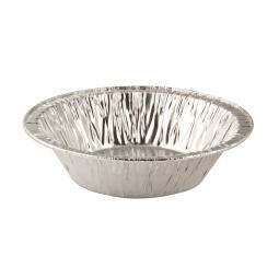 ALUMINUM 12 OZ 5.75" TOP FOIL DISHES, CRINKLED (PN: 80066-575)