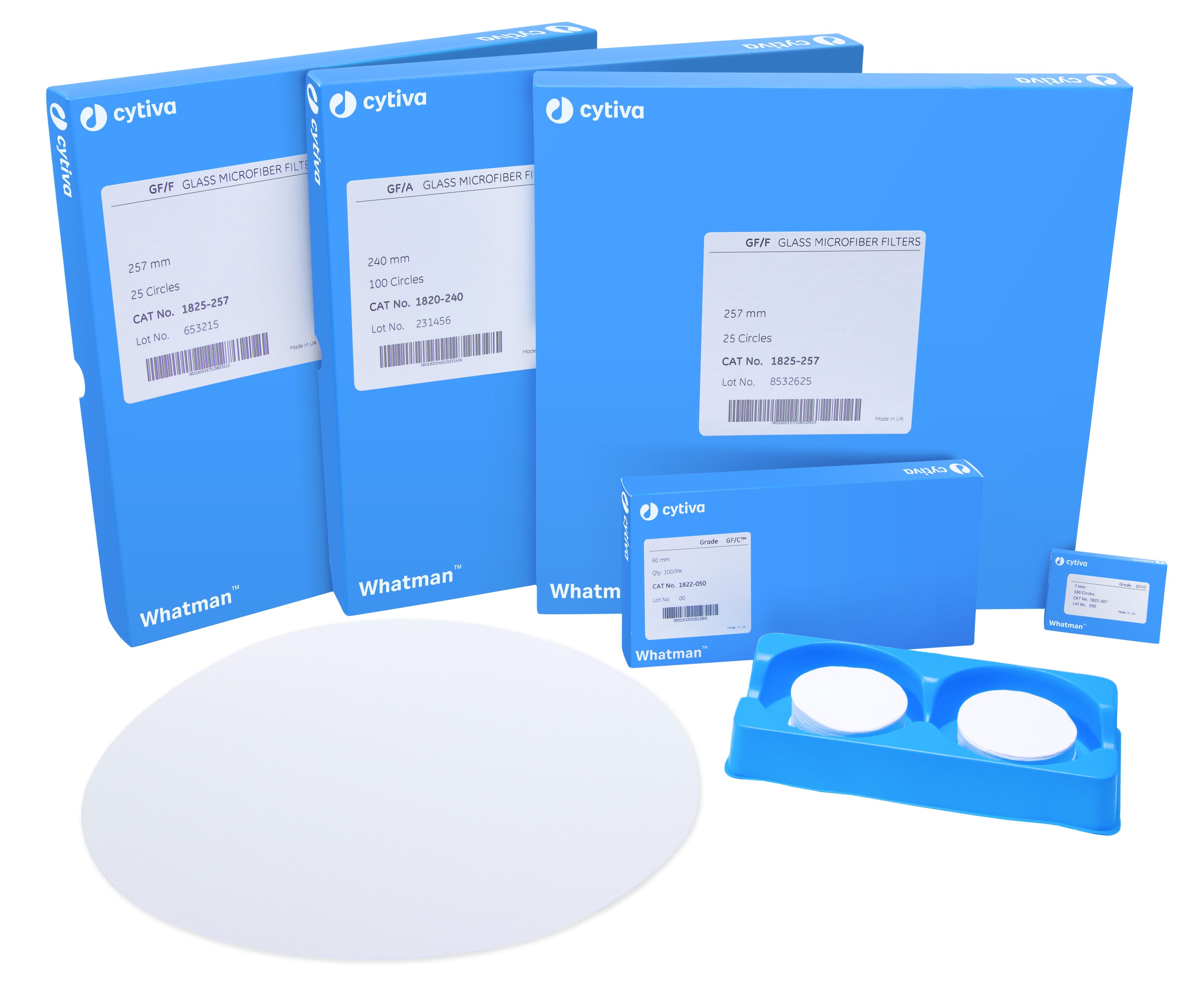 Whatman 1825-025 Filter Circles, 25mm Dia, Binder Free Grade GF/F, 100/pk (PN:1825-025)