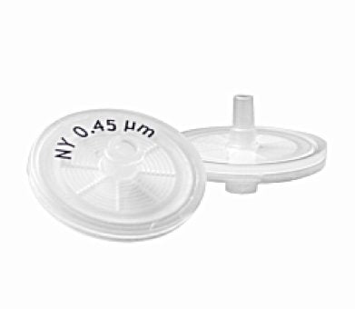 GVS FJ25BNPNY004AD01 ABLUO Syringe Filter, 25 mm, Polypropylene Housing, 0.45um Nylon Membrane