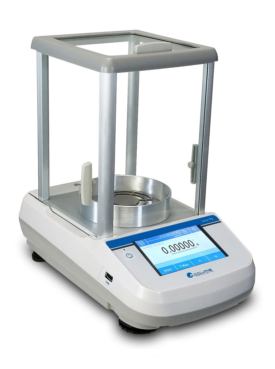 Accuris W3002A-120 Analytical Balance,series Tx, internal calibration, Touch Screen, 62gx0.0001g /120gx0.00001g