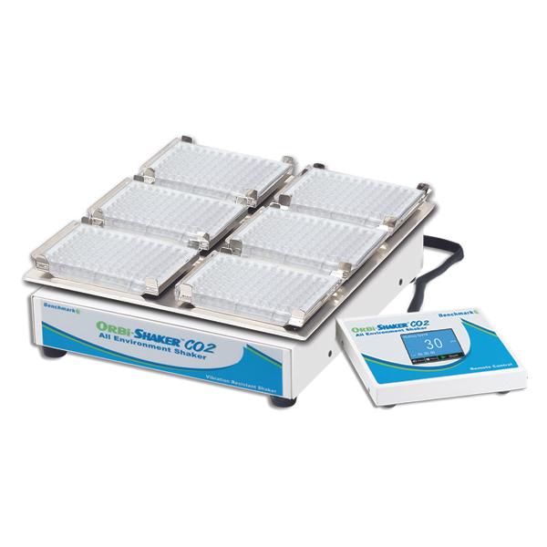 Benchmark Scientific BT4500 ORBI-SHAKER CO2-MP WITH REMOTE CONTROLLER AND MICROPLATE PLATFORM (13X12")