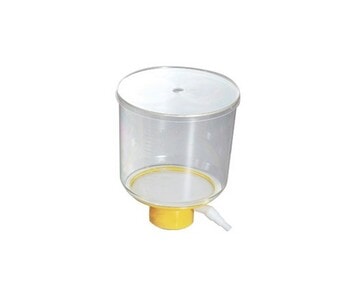 GVS EXBT1000YPV01CWS Extracto Bottle Top Filter, PVDF 0.1µm 1000mL 91mm, Yellow Cap, 24/pk