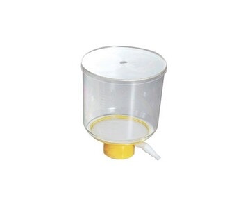 GVS EXBT1000YNY04CWS Extracto Bottle Top Filter, PA6.6 0.45µm 1000mL 91mm, Yellow Cap, 24/pk