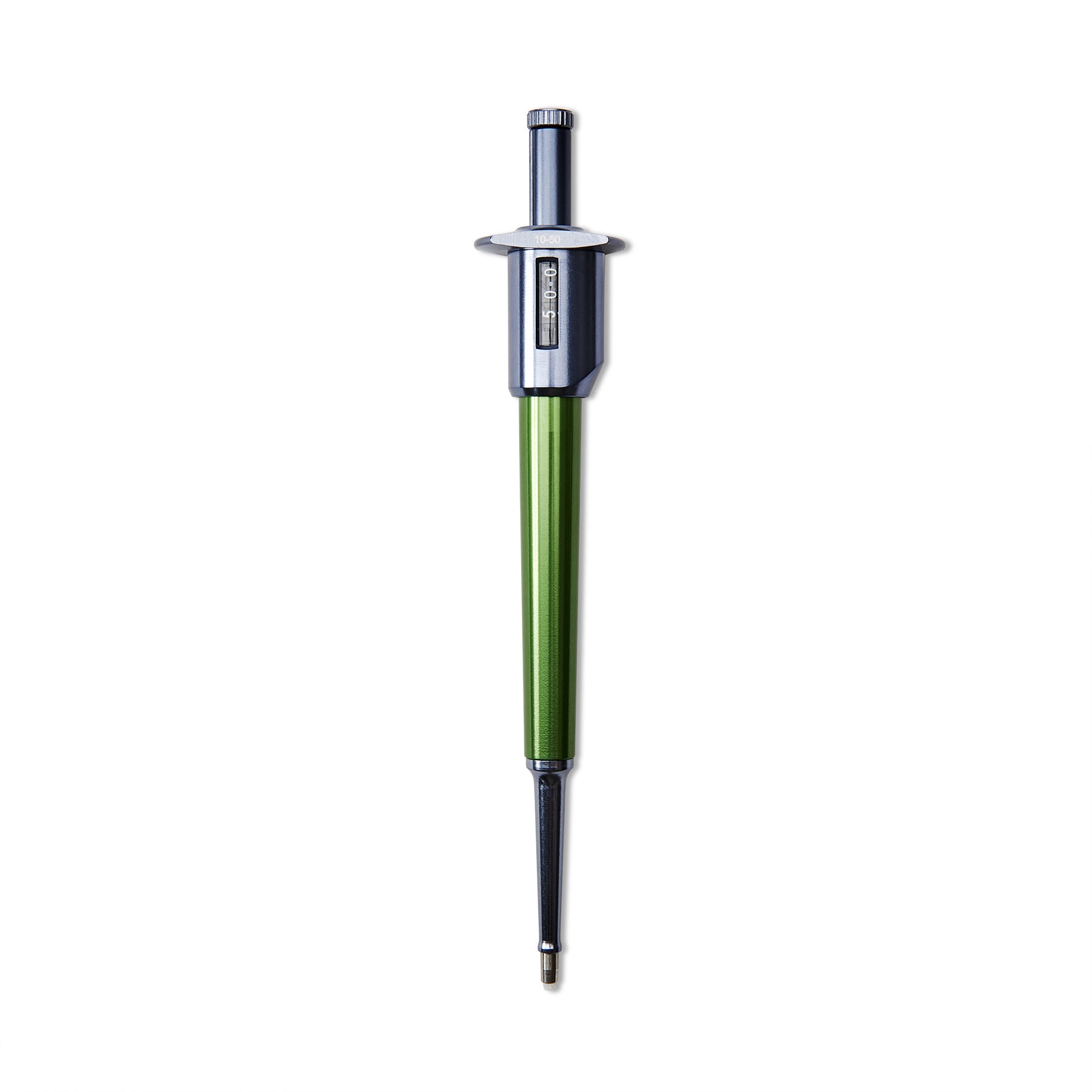 VistaLab 1136 Adjustable Volume Pipette, 10-50 uL, Green