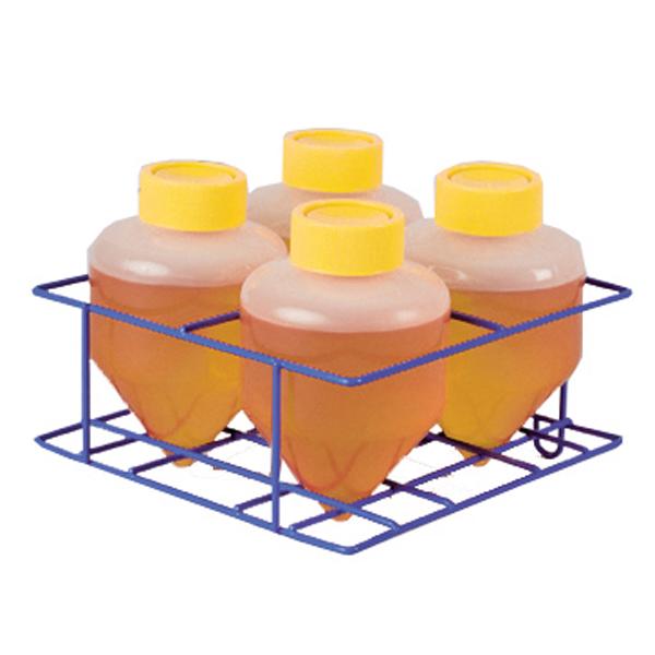 Benchmark Scientific H1000-MR-T600 MAGIC CLAMP TUBE RACK, 4X500ML OR 600ML CONICAL BOTTLES