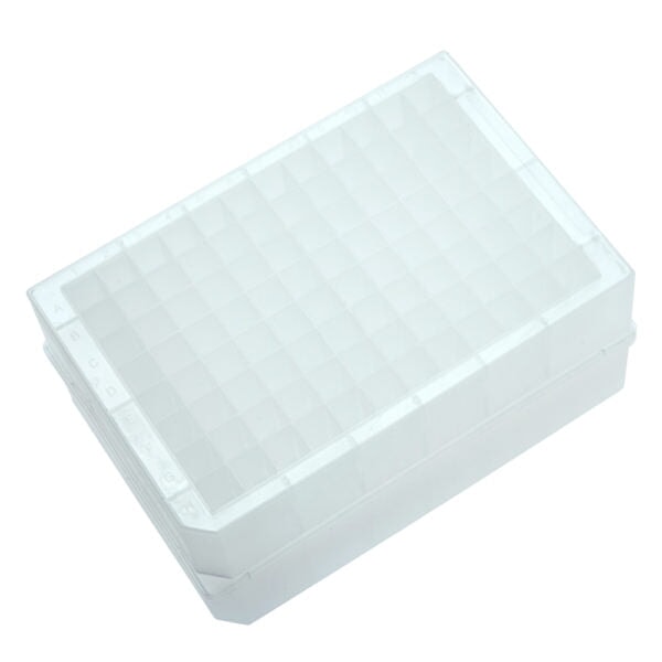 CELLTREAT 229570S 96 Deep Well Storage Plate, 1.0mL, Round Well, V-Bottom, Sterile, 25/pk