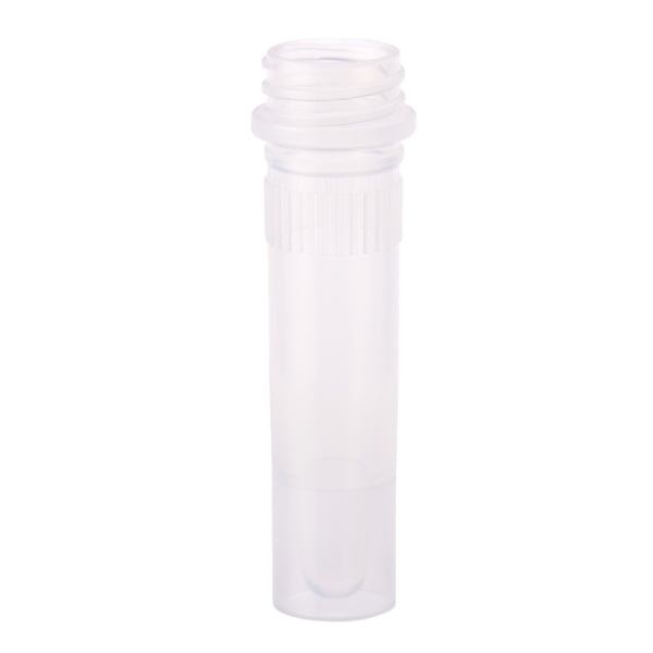 CELLTREAT 230821S TUBE ONLY, 1.5mL Screw Top Micro Tube, Self-Standing, Grip Band, Sterile, 1000/pk