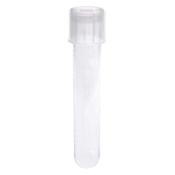 CELLTREAT 230440 Culture Tube and Dual Cap 14mL , PS, Sterile, 500/pk