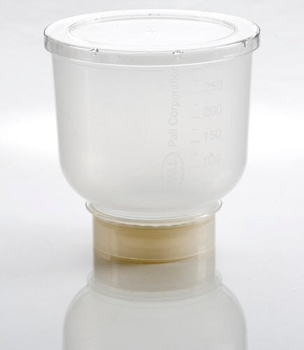 PALL 4818 MicroFunnel™ Filter Funnel with Supor® Membrane, 300 mL, 0.2 µm, White, Gridded, Sterile, Individually Bagged (20/pkg)