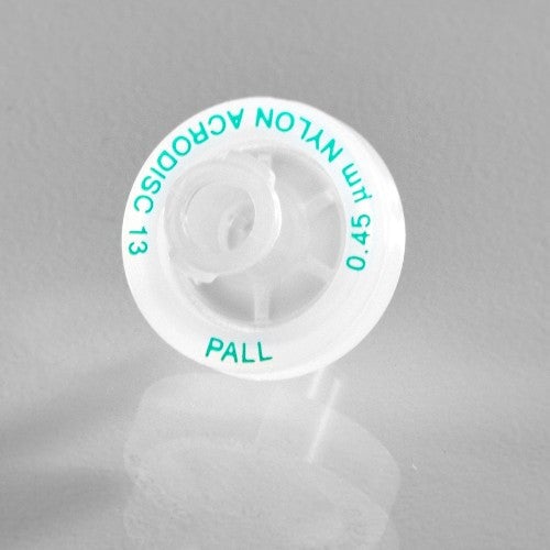PALL 4426 Acrodisc Syringe Filters with Nylon Membrane - 0.45 µm, 13mm, male slip luer outlet (100/pkg 300/cs)