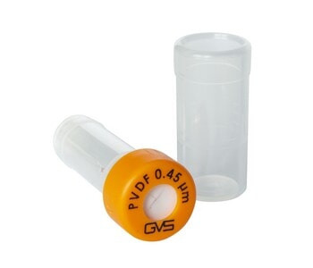 GVS MV32ANPPV004IC01 SEPARA - Syringeless Filter Vial, 0.45µm PVDF Orange, 100/pk