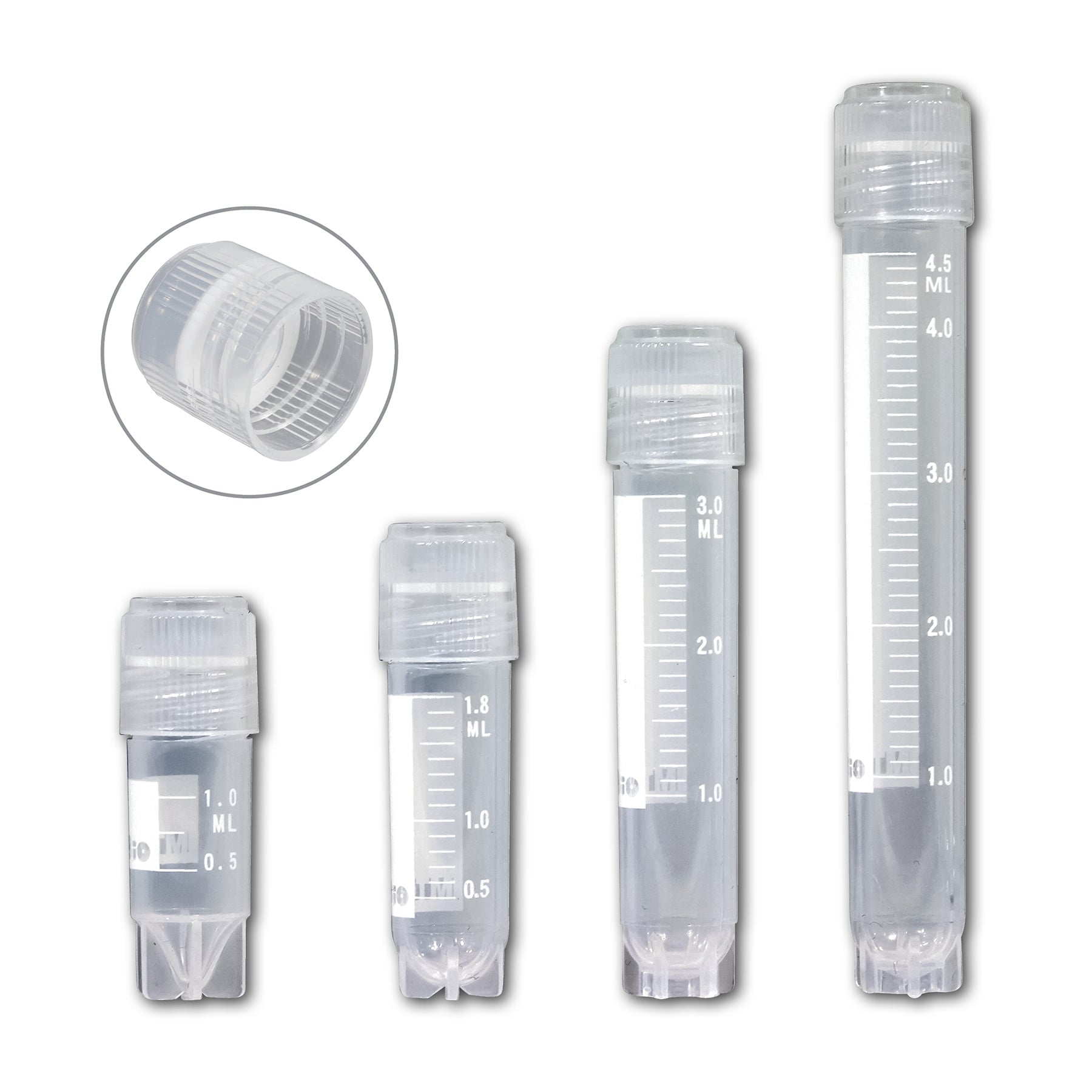 MTC Bio V3803 Externally Threaded Cryogenic Vials, 3mL, sterile, 500/cs