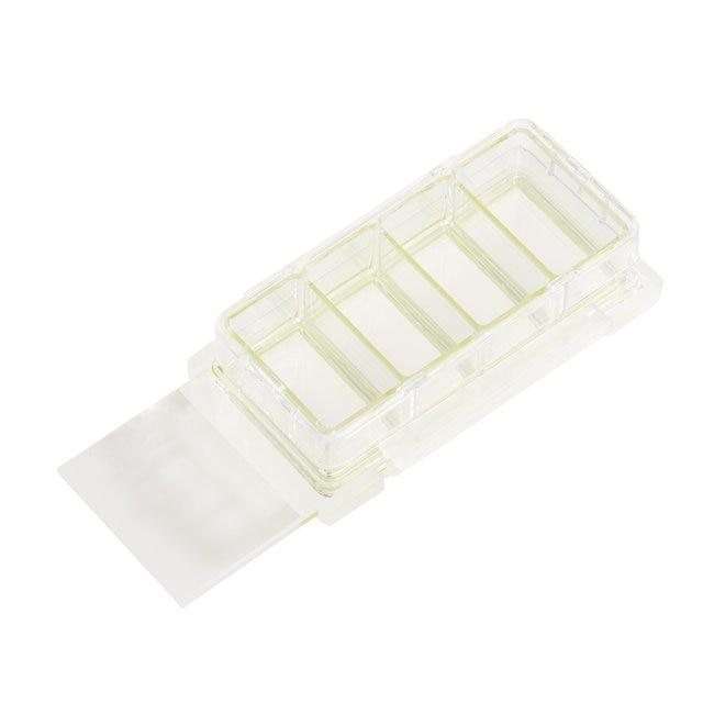 Celltreat 229164 4 Chamber Cell Culture Slide, Glass, Sterile