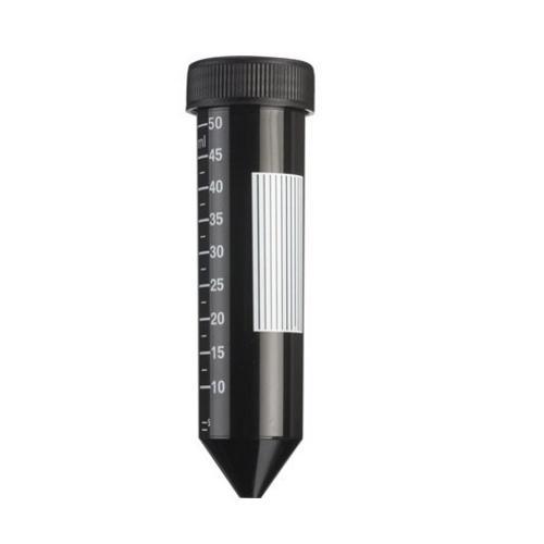 Heathrow Scientific 4429 Conical Centrifuge Tube 50 mL Bulk Wrap Sterile, Black