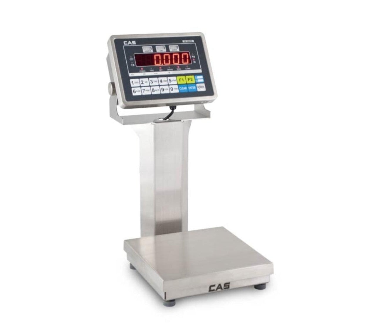 CAS GP-15100SC Enduro Checkweighing Scale, 15" x 15", NTEP, 100 lb x 0.01 lb