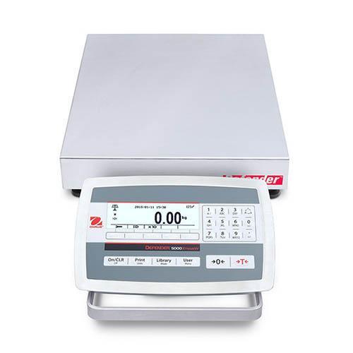 Ohaus D52XW25WQL5 DEFENDER 5000 WASHDOWN Bench Scale