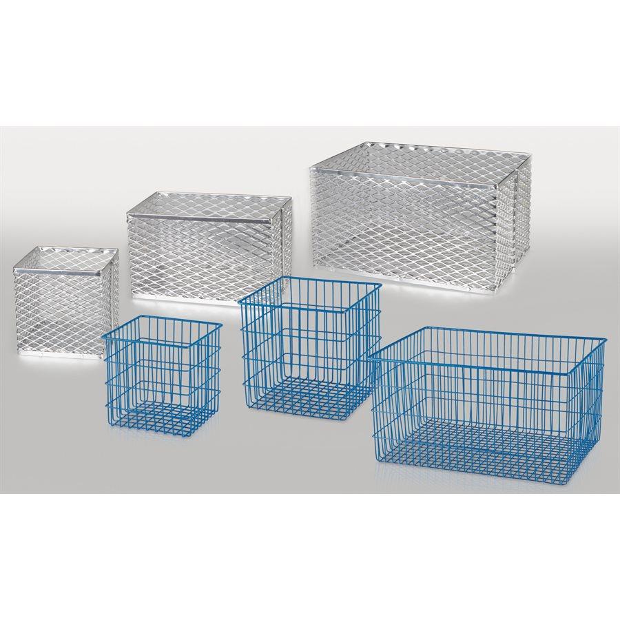 Heathrow Scientific 20341B Aluminum Test Tube Basket 10 x 6 x 6 in (256 x 152 x 152 mm), Silver