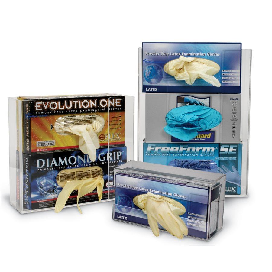 Heathrow Scientific 23471B 2-Glove Box Holder Acrylic, Clear