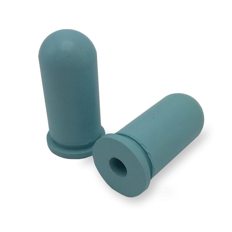 Heathrow Scientific 20629B Dropper Vial Bulb 3 mL, Blue, pk 24