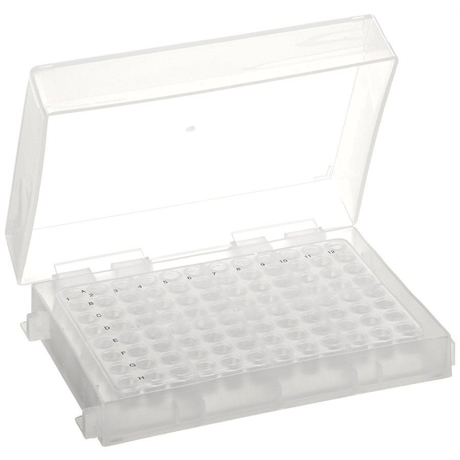 Heathrow Scientific 23461B 96-Well PCR Tube Rack, Natural, 0.2 mL