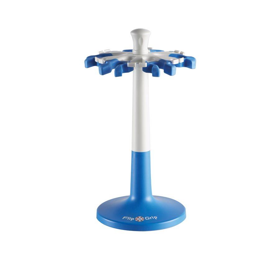 Heathrow Scientific 120026 Flip & Grip Pipette Holder, Blue