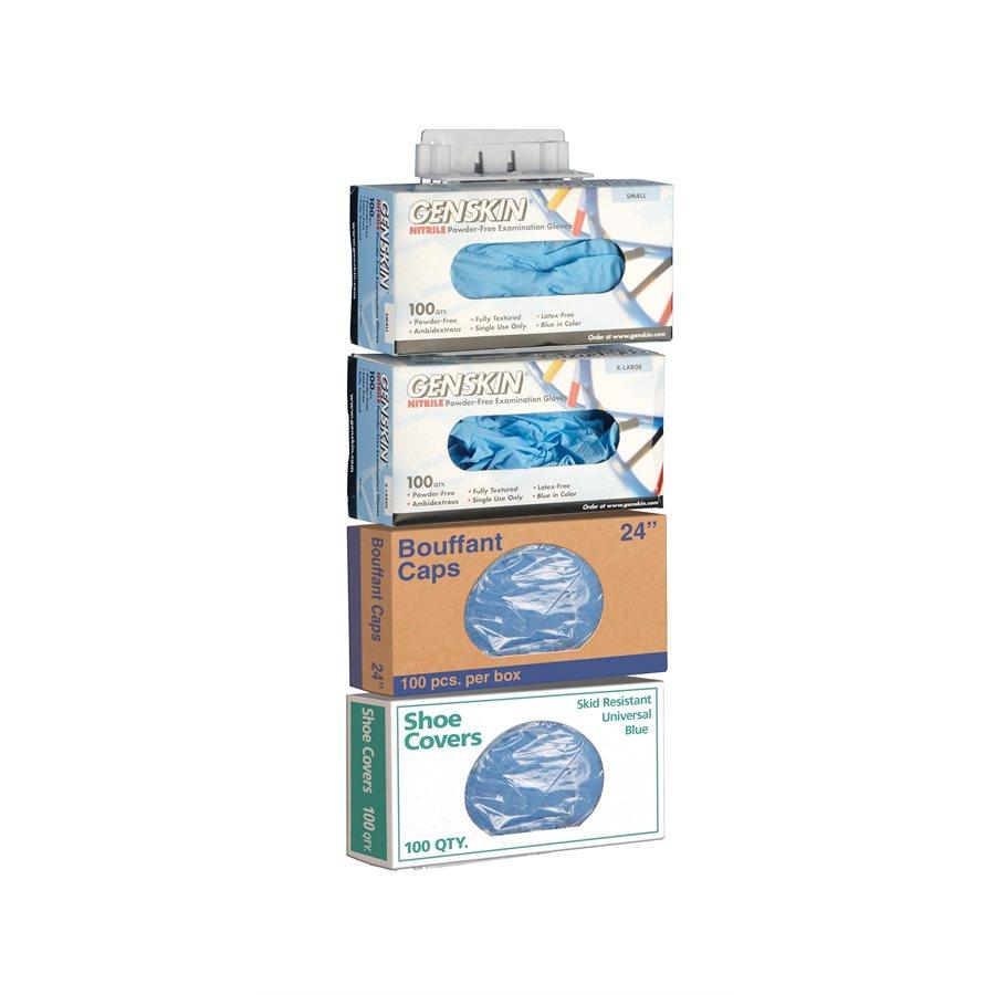 Heathrow Scientific 120107 Flexible Glove Box Holder, Clear