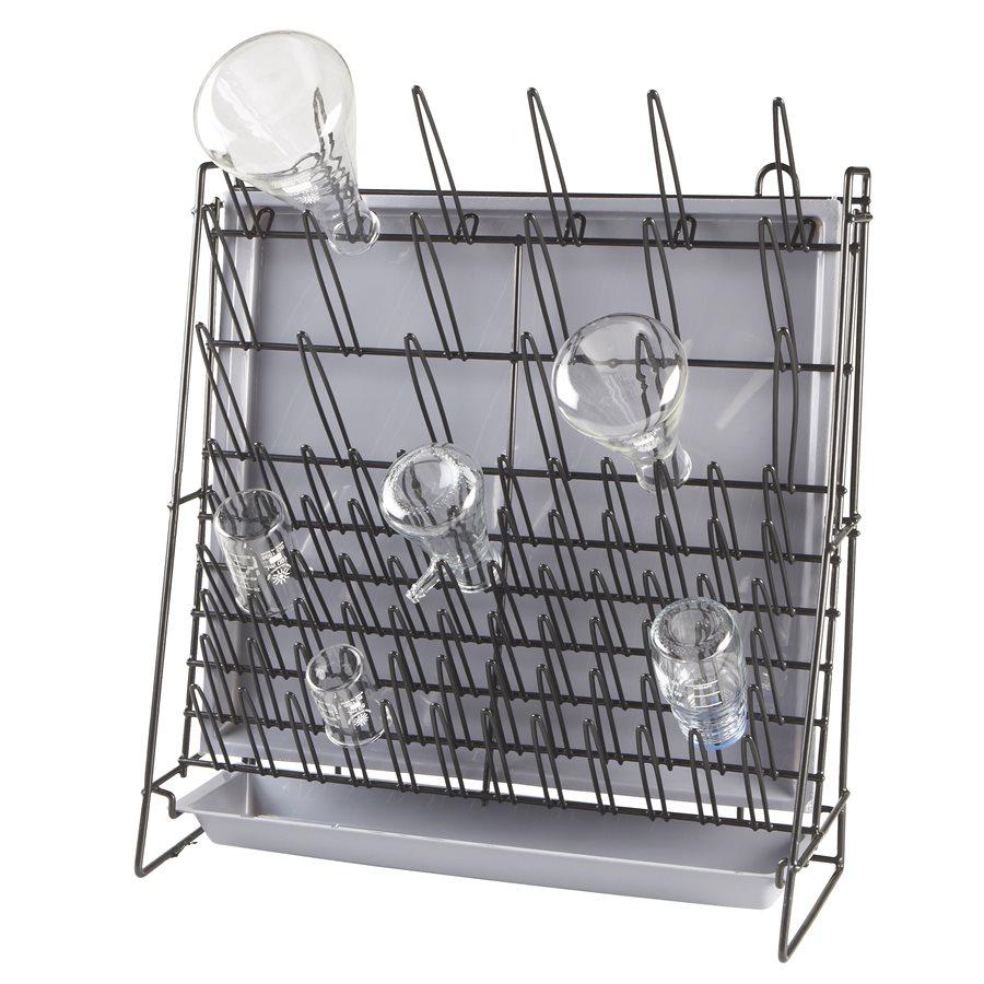 Heathrow Scientific 23243A Wire Drying Rack, Black/White