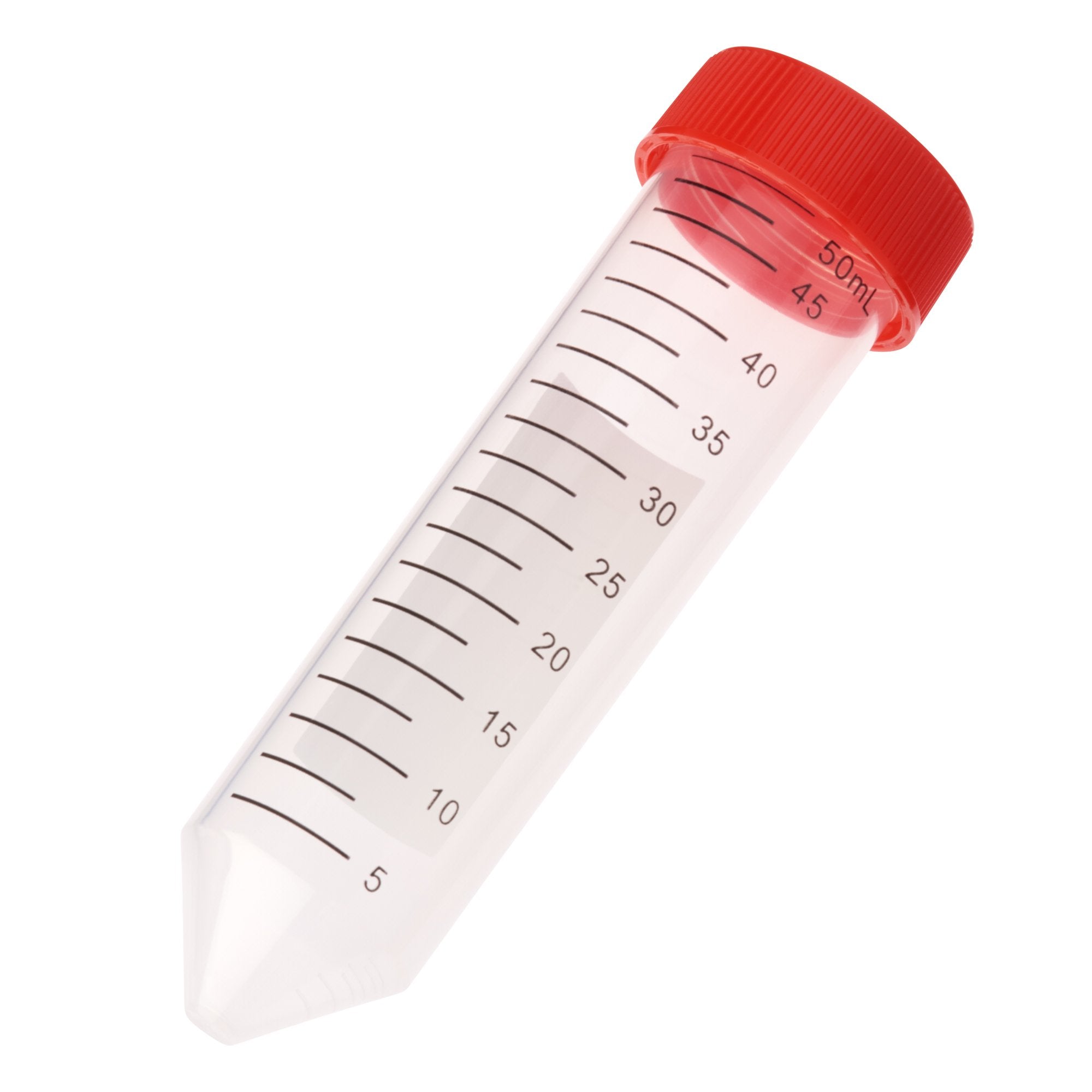 Celltreat 230421R 50mL Centrifuge Tube, Red Cap - Bag, Sterile