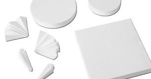 I.W. Tremont CFP542-185 Grade CFP542 Cellulose filter paper, Hardened wet-strength, ashless, 2-3µm cut 18.5cm dia, 100/pk Quantitative