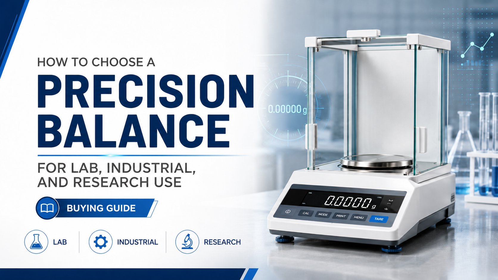How to Choose a Precision Balance for Lab, Industrial, and Research Use